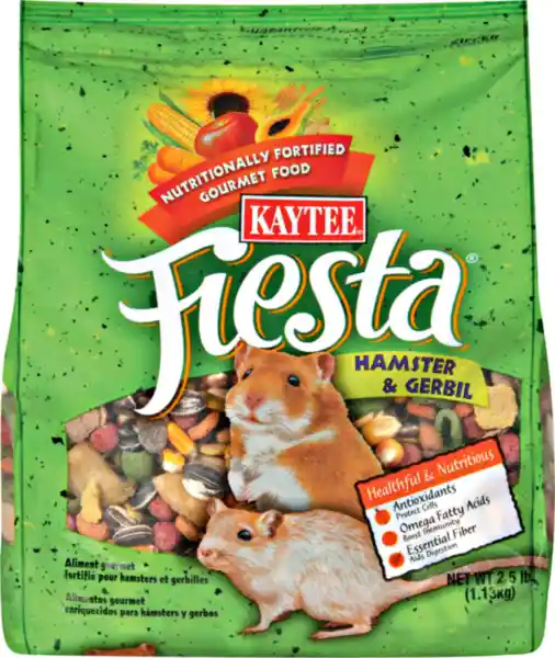 Kaytee Fiesta Hamster Gerbil Food 2.5 Lbs